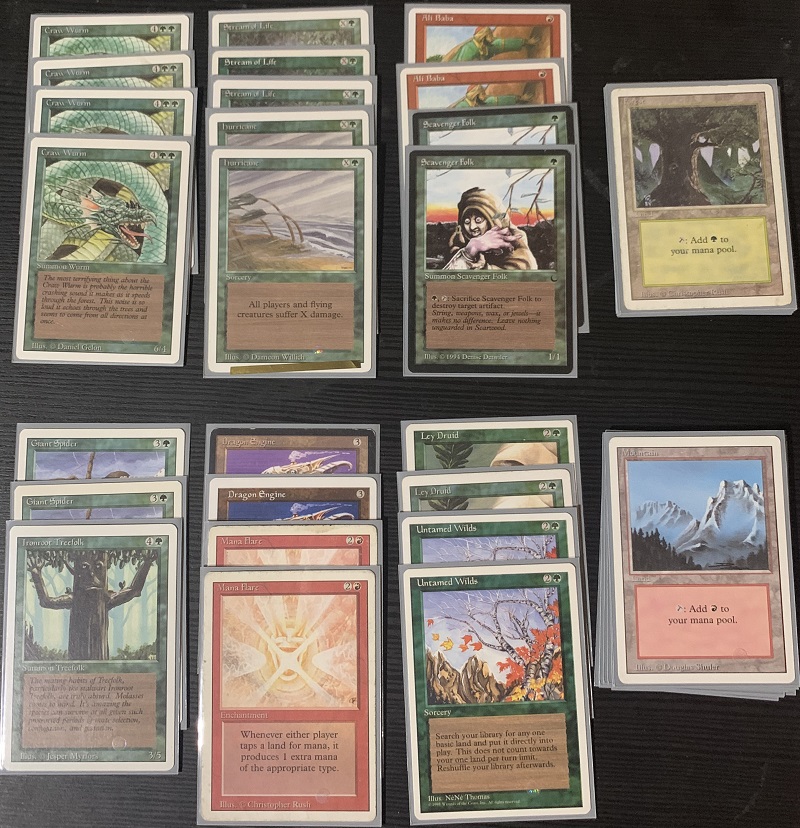 Red Green Deck: Forest Dragon